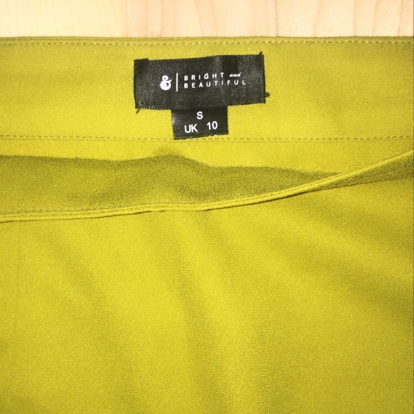 Retro Lime Green Pencil Skirt - Picture 3 of 3